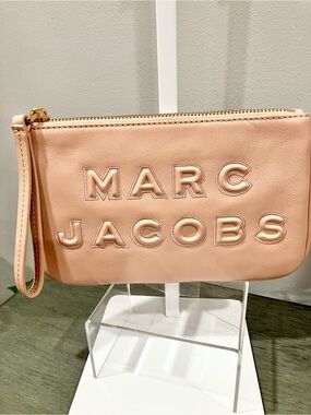 Marc Jacobs Pink Leather Wristlet